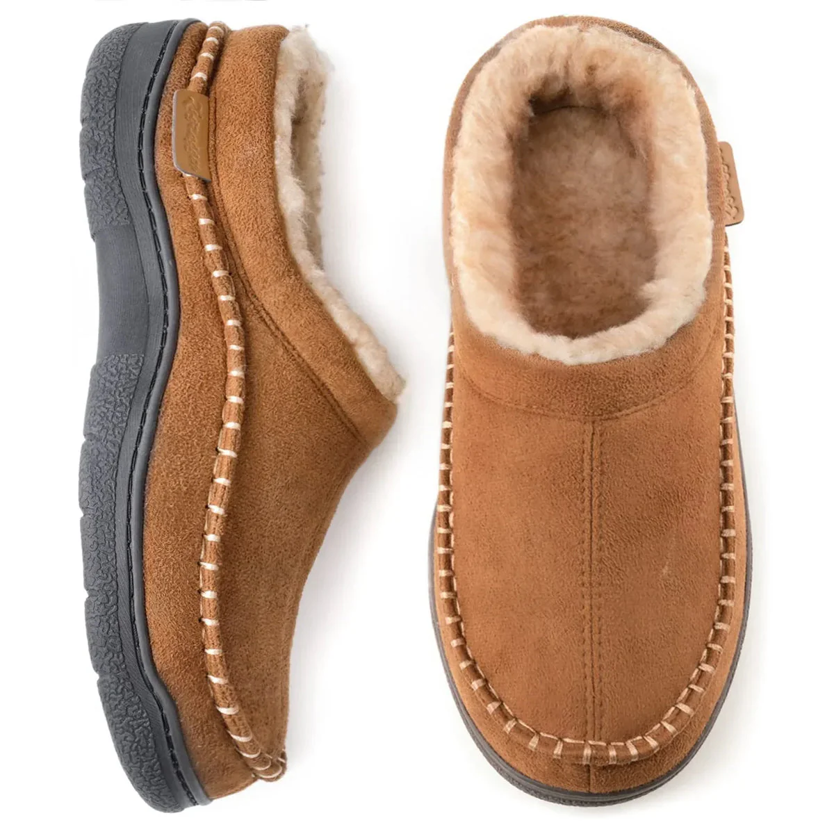 Men's Reliable Stable Non-Slip Pain Relief Home Slippers with Closed-Toe Design - Image 4