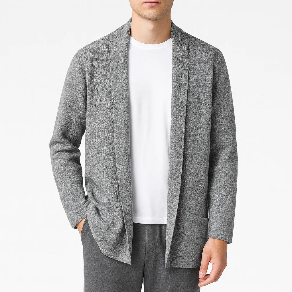 Open-Front Knit Cardigan - Image 3