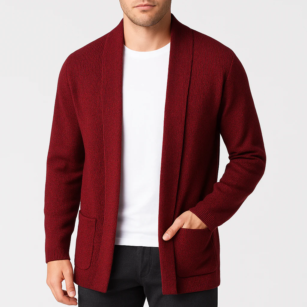 Open-Front Knit Cardigan - Image 5