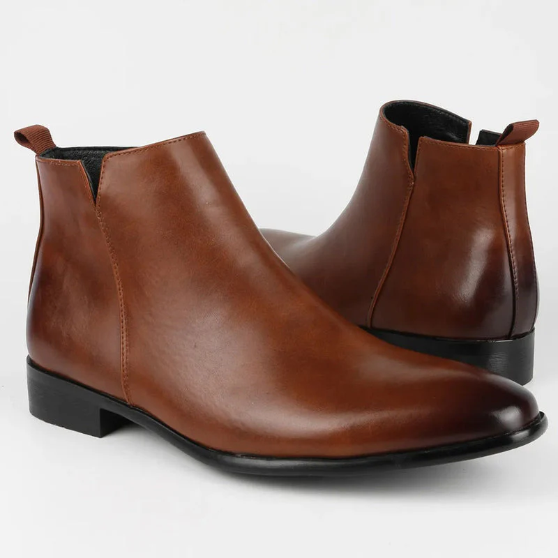 Side Zip Retro Boots - Image 4