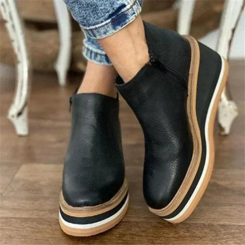 Women’s Platform Chelsea Boots Winter Height and Style - Image 4