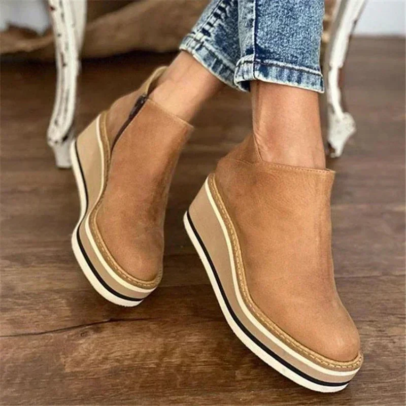 Women’s Platform Chelsea Boots Winter Height and Style - Image 5