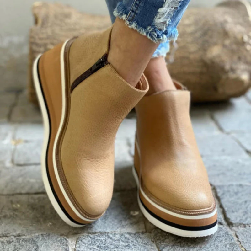 Women’s Platform Chelsea Boots Winter Height and Style - Image 8